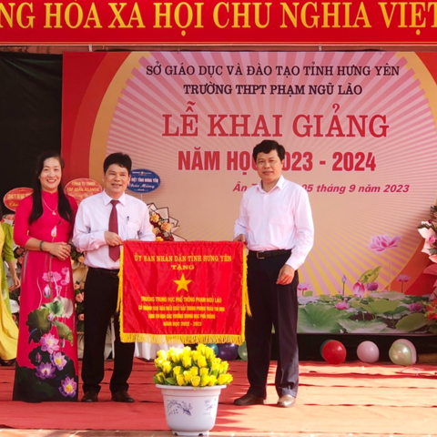 Ngành GD huyện Ân Thi tưng bừng khai giảng năm học 2023-2024